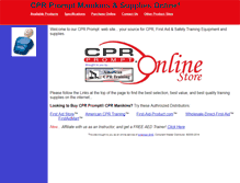 Tablet Screenshot of cpr-prompt.com